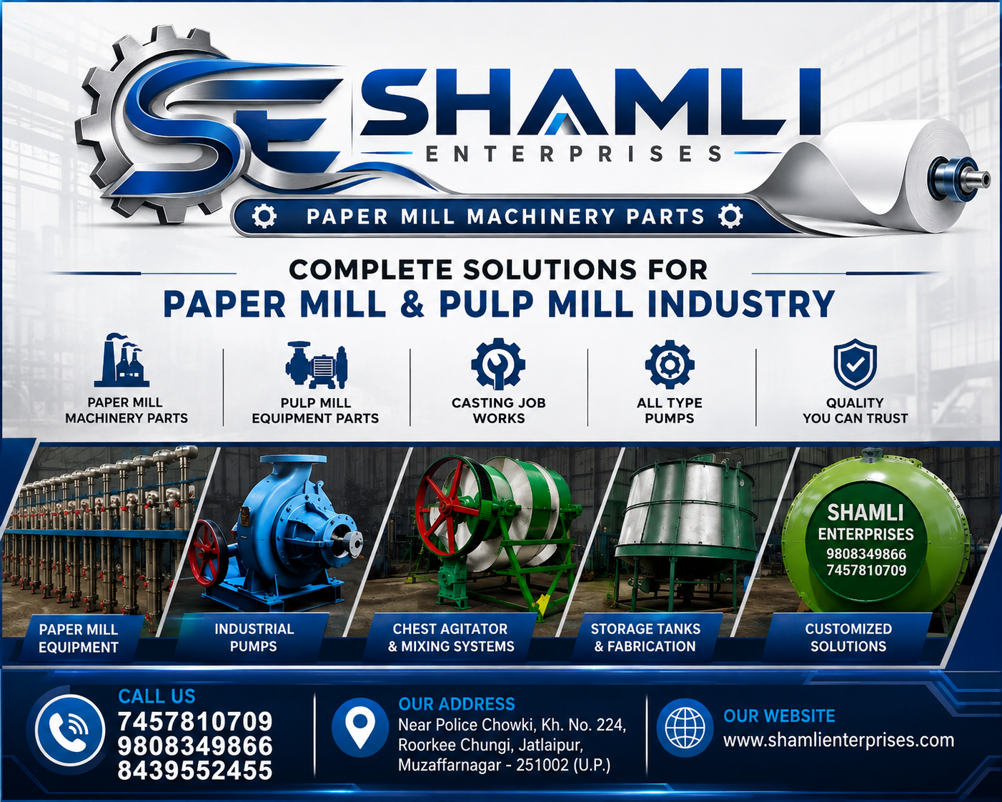 Quality inspection at Shamli Enterprises